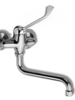 Novaservis Dřezová baterie 100mm, lékařská páka Metalia 55, chrom 55074L/T,0 Levný