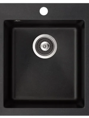 Must-Have Kuchyňský dřez Aquasanita - Helika Simplex 425 black metallic