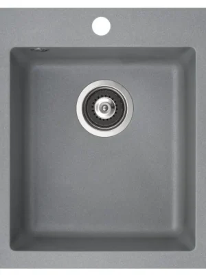 Kuchyňský dřez Aquasanita - Helika Simplex 425 alumetallic Objednat Nyní