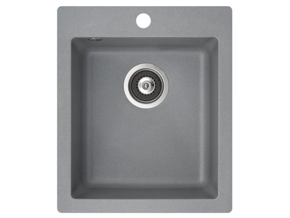 Kuchyňský dřez Aquasanita - Helika Simplex 425 alumetallic Objednat Nyní