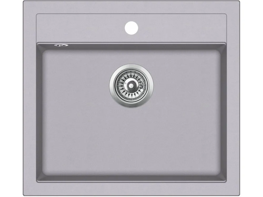 Kuchyňský dřez Aquasanita - Helika Quadro 565 alumetallic Akční Cena