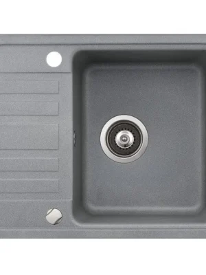 Cenově Výhodný Kuchyňský dřez Aquasanita - Helika Notus 575.5E alumetallic