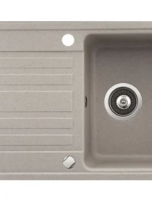 Cenově Výhodný Kuchyňský dřez Aquasanita - Helika Notus 765.0E beige