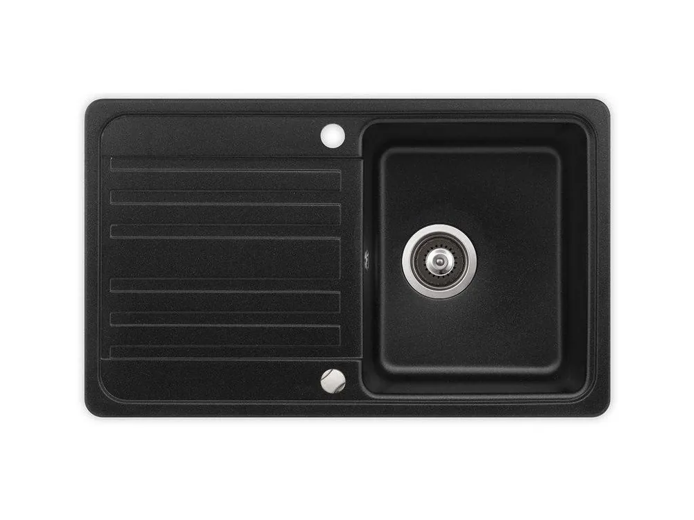 Objednat Nyní Kuchyňský dřez Aquasanita - Helika Notus 765.0E black metallic