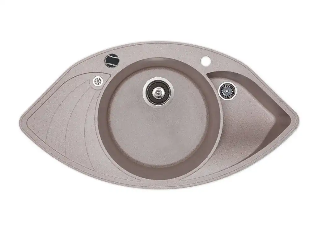 Granitový dřez Aquasanita Helika Papillon 945.10ER beige – elegantní a odolný Odeslání Ihned