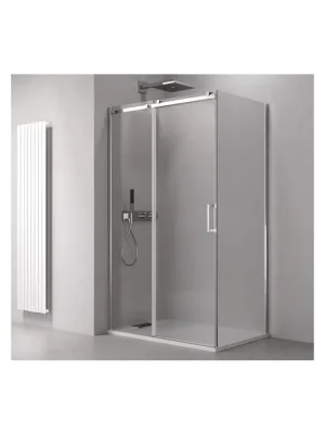 Značkový Polysan THRON SQUARE obdélníkový sprchový kout 1300x1000mm, hranaté pojezdy, TL1310-5002