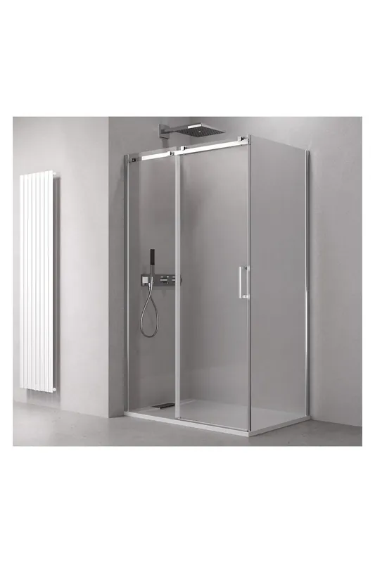 Značkový Polysan THRON SQUARE obdélníkový sprchový kout 1300x1000mm, hranaté pojezdy, TL1310-5002