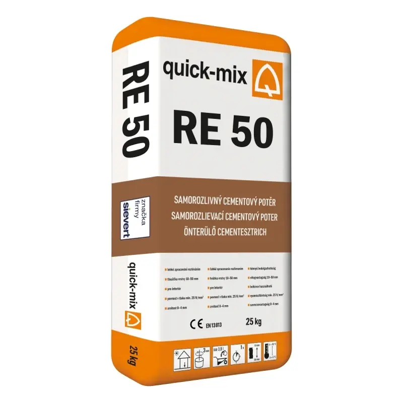 Potěr cementový Quick RE 50 25 Mpa 25 kg Přímo Od Výrobce