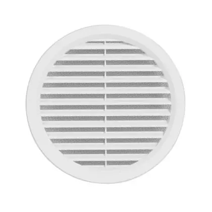 Expresní Doručení Větrací mřížka kulatá VM  150 B bílá / se síťovinou