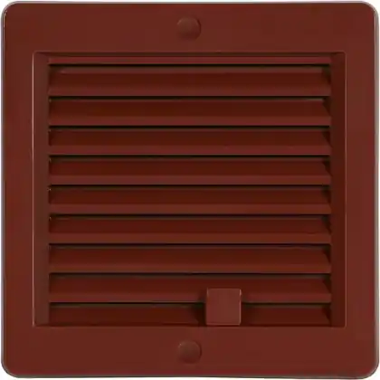 Větrací mřížka VM 150x150 UH hnědá / se žaluzií Horká Nabídka