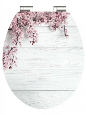 WC sedátko Schütte  FLOWERS AND WOOD | MDF HG, Soft Close Kup Teď