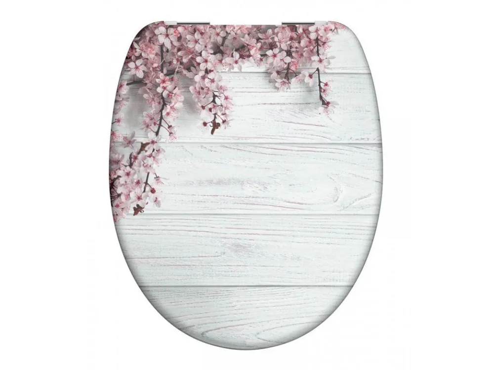 WC sedátko Schütte FLOWERS&WOOD | Duroplast, Soft Close Dokud Zásoby Vydrží