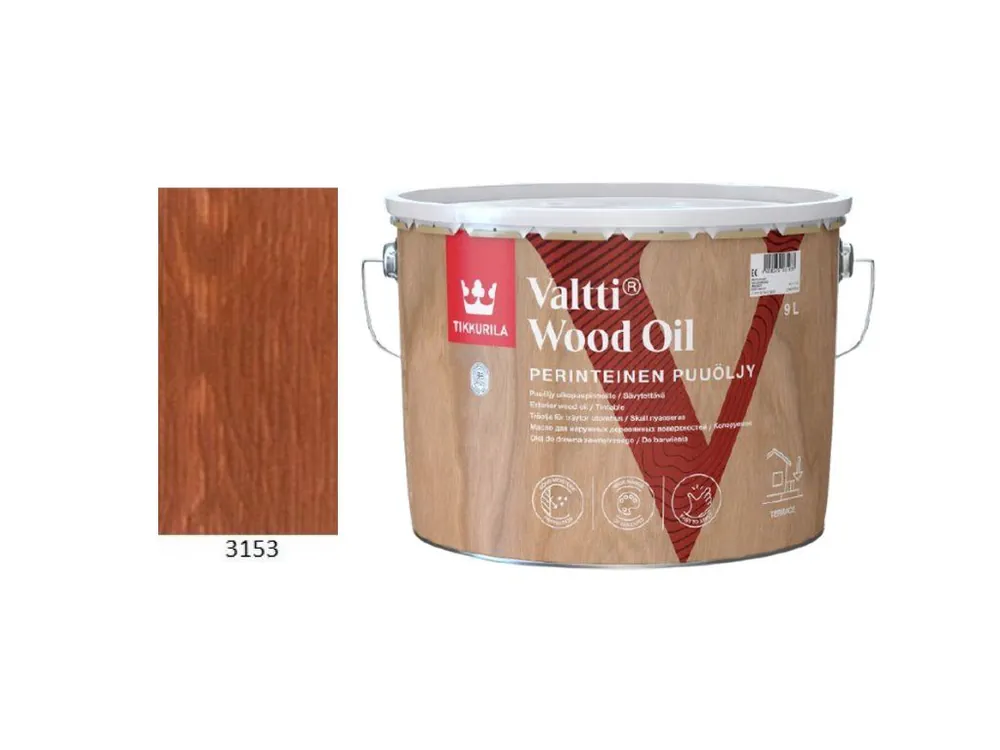 Značkový Tikkurila Valtti Wood Oil - PUUÖLJY - 9L - 3153 <span class="product-appendix"> + dárek k objednávce nad 1000Kč</span>