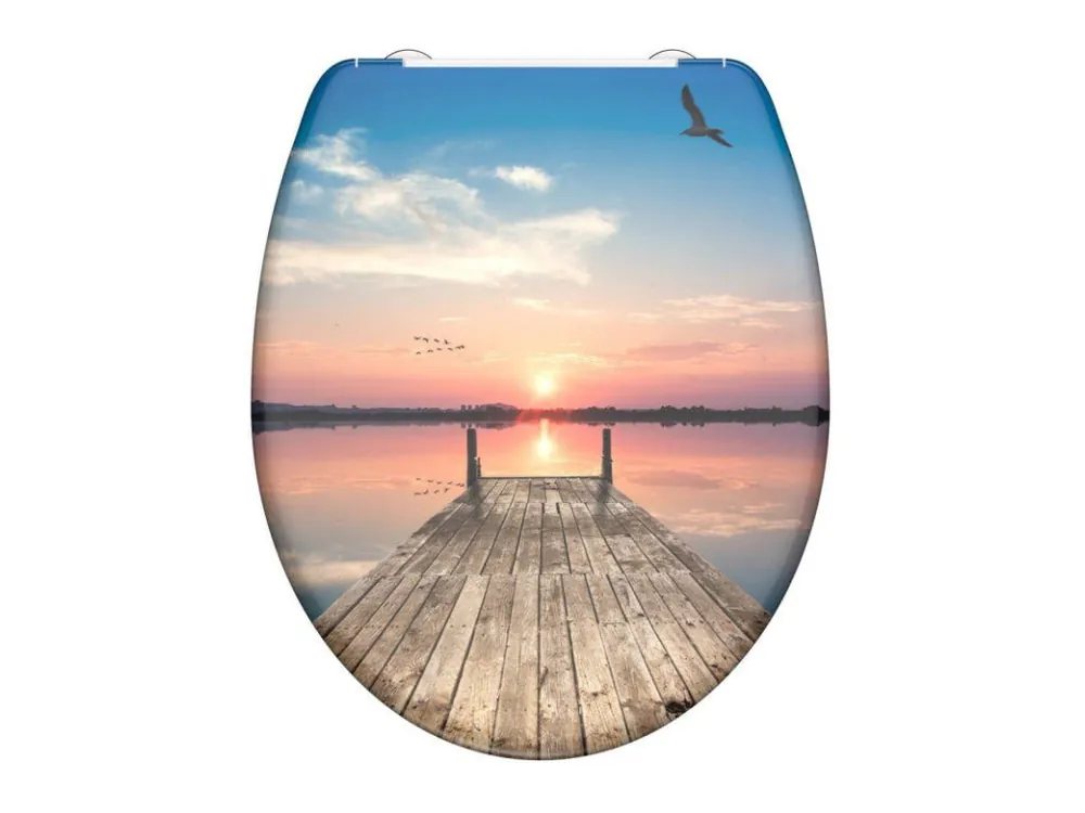 WC sedátko Schütte SUNSET SKY | Duroplast, Soft Close Levný