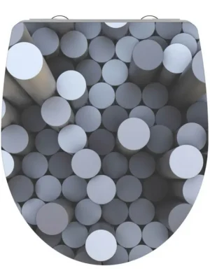 Sleva WC sedátko Schütte ROUND DIPS | Duroplast HG, Soft Close