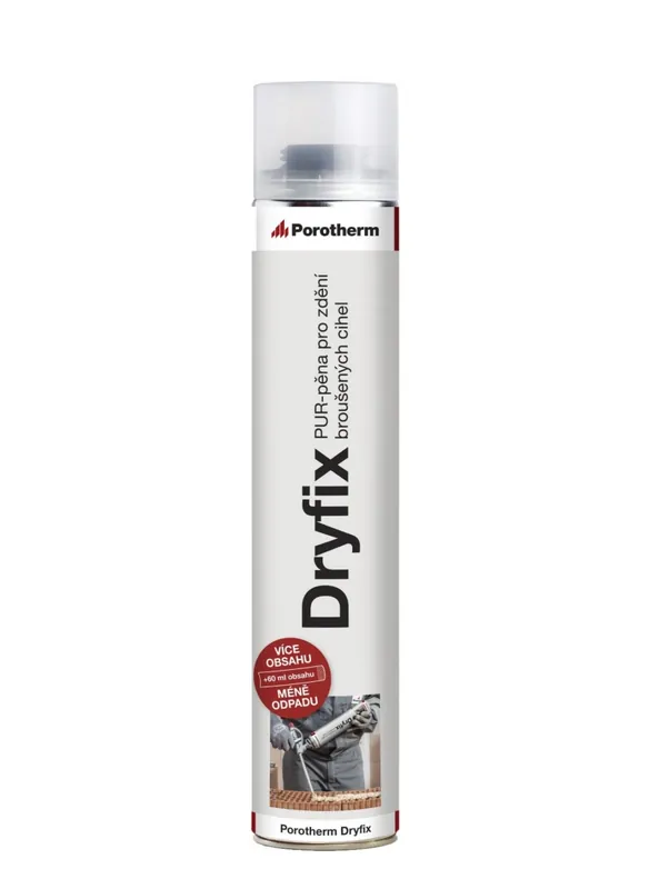 Nakupujte Hned Pěna zdící Porotherm Dryfix 810 ml