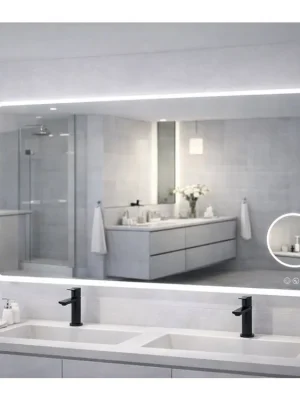 Speciální Cena Koupelnové zrcadlo MATTEO LIGHT 120x70 cm: LED s lupou