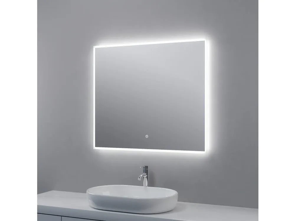 Jen Po Omezenou Doba Zrcadlo s LED osvětlením, 800 x 700 x 30 mm, nastavitelná teplota barvy světla