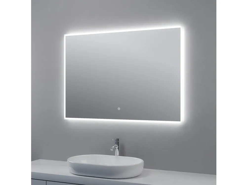 Zrcadlo s LED osvětlením, 1000 x 700 x 30 mm, nastavitelná teplota barvy světla Objednat Nyní