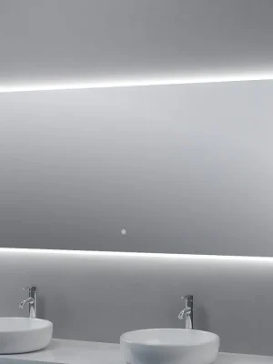 Nízká Cena Zrcadlo s LED osvětlením, 1400 x 700 x 30 mm, nastavitelná teplota barvy světla