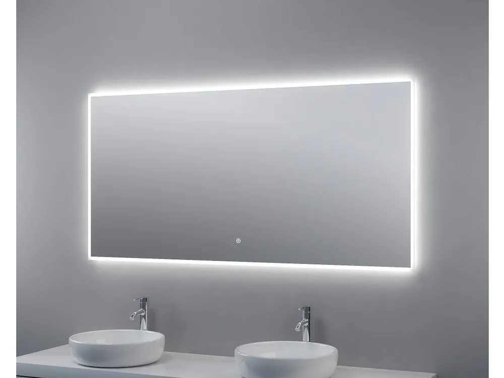 Nízká Cena Zrcadlo s LED osvětlením, 1400 x 700 x 30 mm, nastavitelná teplota barvy světla