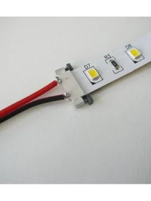 1barva spojka pro LED pásek bez pájení s kabelem 8 mm Ověřený