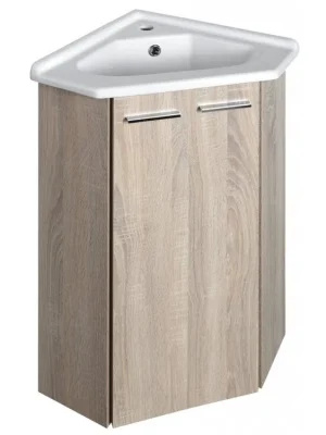 ZOJA umyvadlová skříňka rohová 39x74x39 cm, dub platin Bezpečná Platba