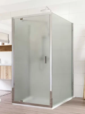 Značkový Mereo Sprchový kout Lima, obdélník do prostoru U, pivotový, 80x90x80 cm, chrom ALU, sklo Point