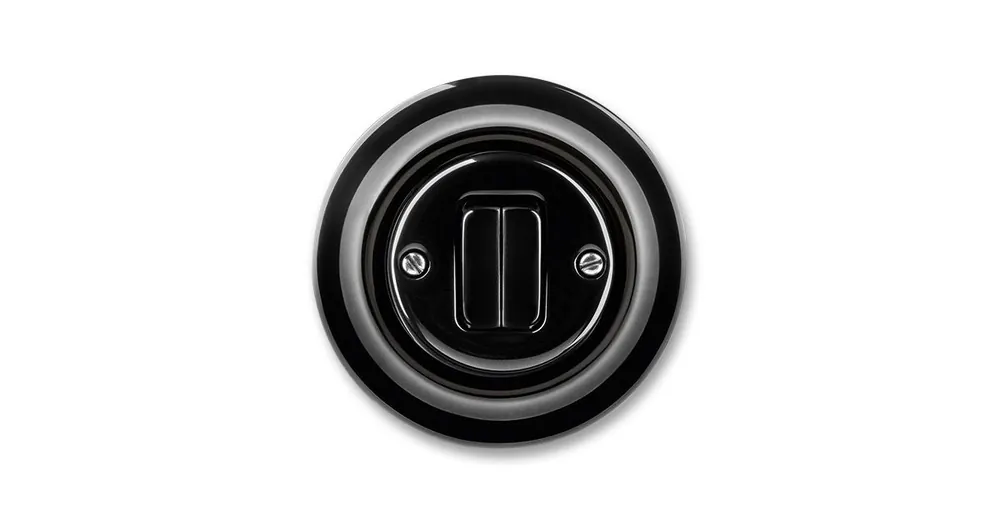 ABB 3559K-C05345 N Decento® Přepínač lustrový č.5 černý porcelán Top Prodej