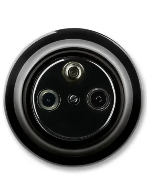 ABB 5011K-C00403 N Decento® Zásuvka TV+R+SAT koncová černý porcelán Nová Kolekce