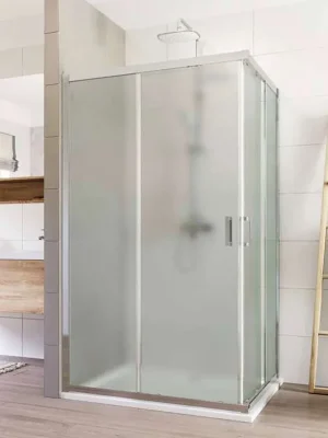 Značkový Mereo Sprchový kout, Lima, obdélník, zasunovací, 100x80 cm, chrom ALU, sklo Point