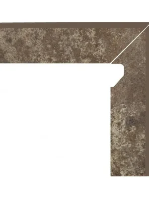 Značkový Sokl fasádní pravý Ilario Brown 2 8,1x30 cm
