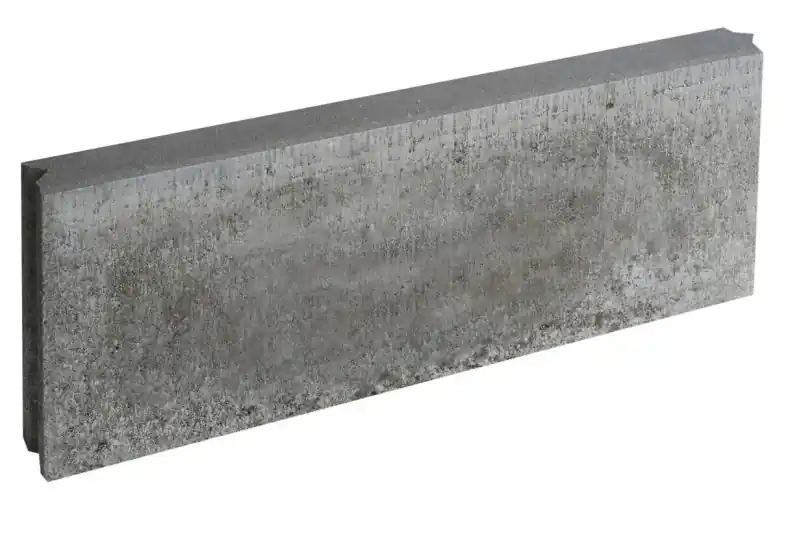 Značkový Obrubník záhonový Ferobet 500x50x200 mm rovný, se zámkem, přírodní