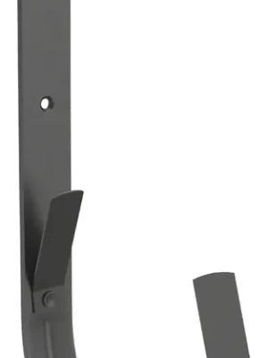 Značkový Pozink-lak žlaby r.š. 280 mm - Žlabový hák 280 - RAL 9005 Černa