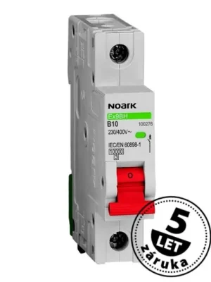 Značkový Noark Instalační jistič 10 kA, charakteristika C, 20 A, 1pól Ex9BH 1P C20  /100369/