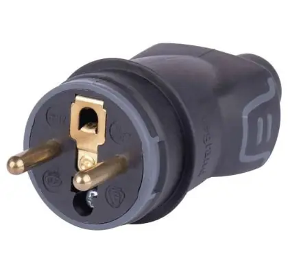 Vidlice gumová černá IP44 Finální Výprodej