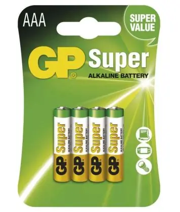 Top Prodej B01114 - Alkalická baterie GP Super AAA (LR03) (4 ks / bal.)
