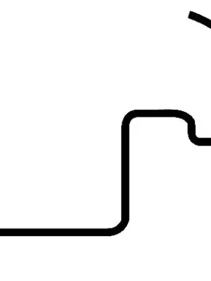 Značkový Příchytka hřebenáčů - Tondach-hřebenáč.dráž.š.21cm - Černá