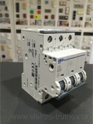 Značkový OEZ l LTE-50B-3 /41937/ instalační jistič 6 kA, charakteristika B, 50A, 3pól