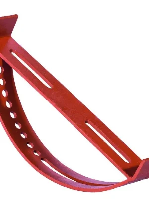 Značkový Příslušenství k plechové tašce - Držák roštu - 264 x 40 x 4 mm - Tmavě hnědá