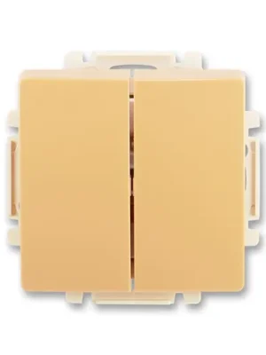 ABB 3557G-A87340 D1 Swing®, Swing®L Ovladač zapínací dvojitý, béžová Ověřený