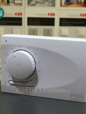 Elektrobock PT 01 Manuální prostorový termostat s automatickým nočním poklesem teploty Aktuální