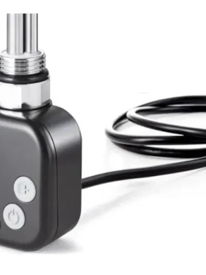 Topná tyč BURGH2RK - elektrická topná tyč, 400W, černá barva, rovný kabel Ověřený