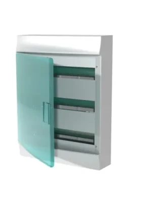 ABB 1SPE007717F1021 Rozvodnice nástěná, 54 Modulů, plastová průhledná dvířka, krytí IP41, řada Mistral41W, včetně N+PE svorek (32 + 32) Rychlé Dodání