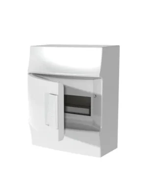 ABB 1SLM004102A3102Rozvodnice nástěná, 8 Modulů, plastová plná dvířka, krytí IP41, řada Mistral 41W, včetně N+PE svorek (6 + 6) Poslední Šance