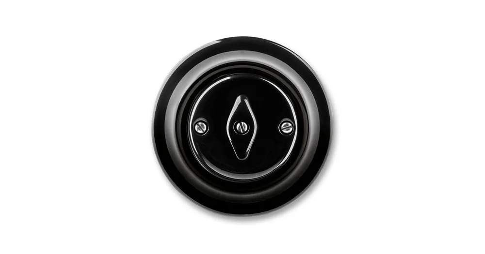 ABB 3560K-C07345 N Decento® Přepínač křížový č.7, otočný černý porcelán Cenově Výhodný