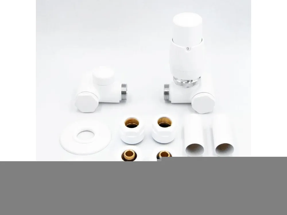 Super Cena INTER-SET-RW, rohový ventil Z8, barva bílá, pravé provedení, komplet set