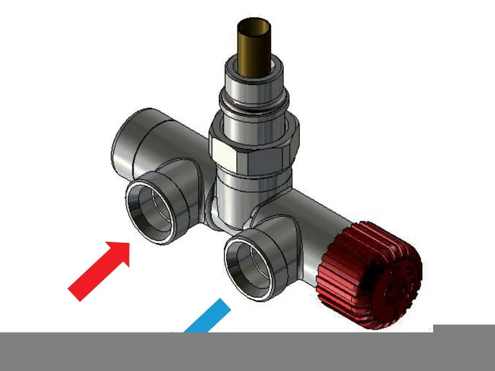 Nejlepší Volba SINGLE-SET-RC, jednobodový ventil Z7, barva chrom, pravé provedení, komplet set