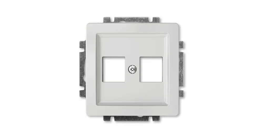 ABB 5014G-A02018 S1 Swing®, Swing®L Kryt zásuvky komunikační, světle šedá Cenová Bomba