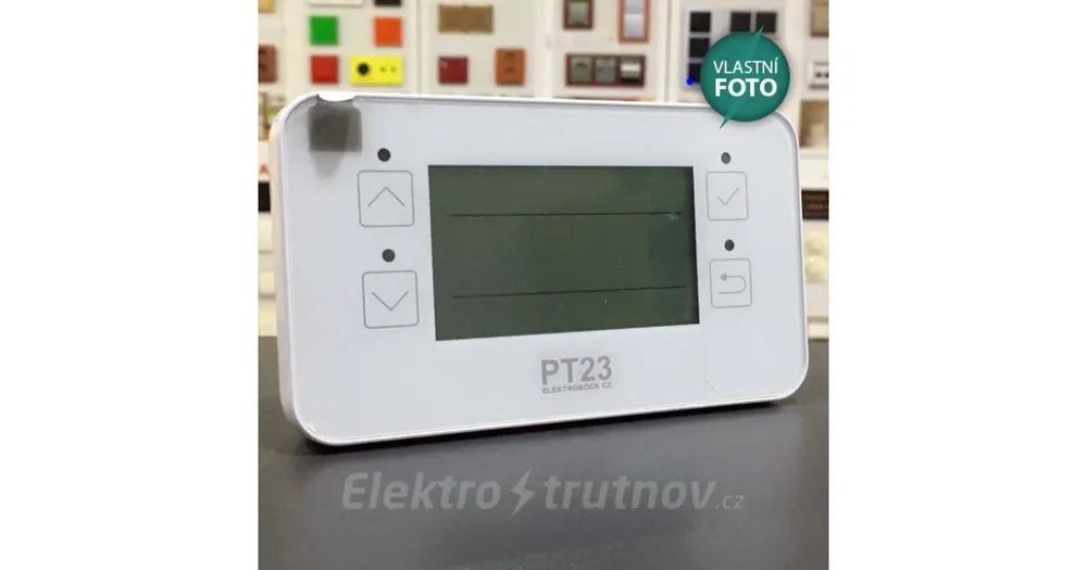 Odeslání Ihned Elektrobock  PT 23 týdenní digitální dotykový termostat podsvícený LCD 5A/250V